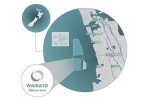 Waikato Map offshore Map