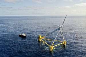 X1 Wind successfully installs floating wind platform in Spain