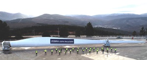 Zebra project produces first prototype of its recyclable wind turbine blade