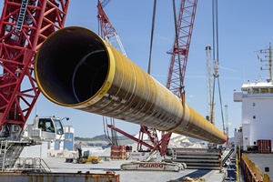 deugro ships eight pin piles from Spain to the Netherlands deugro he limited crane capacity at the required outreach this made two rotations of the vessel necessary 2