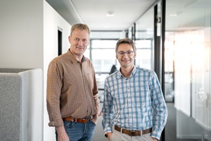 Hauke Behrends and Severin Mielimonka will jointly be responsible for the of management of Deutsche Windtechnik GmbH & Co. KG. (courtesy Deutsche Windtechnik AG) 230816 CJ HaukeSeverin I002 1