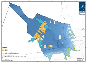 Area Development Plan (Marking: N-13 and N-21) © Federal Maritime and Hydrographic Agency of Germany