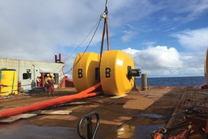 Balmoral in line mooring buoyancy