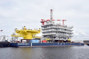 Chantiers de lAtlantique delivered Gode Wind 3 Electrical Offshore Substation to Ørsted