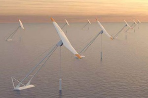 Conceptual design of TouchWinds floating wind turbines