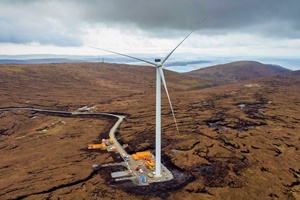 First turbines installed at Viking Energy Wind Farm (courtesy SSE Renewables) First turbines installed at Viking Energy Wind Farm (courtesy SSE Renewables)