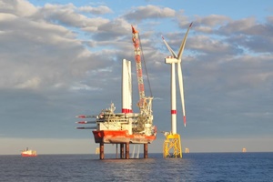 Iberdrola installs first offshore wind turbine at Saint Brieuc project