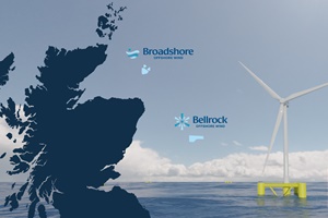 Map of the Broadshore and Bellrock floating offshore wind farms 2
