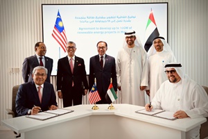 Masdar signs MoU with Malaysia to develop renewable energy projects in the country
