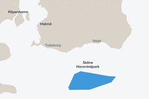 Skaane offshore wind farm area