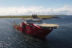 Cable laying vessels Isaac Newton and Connector will transport and install the cables courtesy Jan de Nul