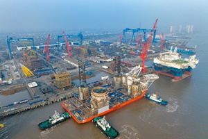 Cadelers new build windfarm installation vessel launched
