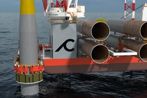 Huisman awarded contract from Cadeler for monopile gripper Huisman awarded contract from Cadeler for monopile gripper