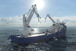 Huisman to deliver two subsea cranes for Toyo Constructions cable lay vessel
