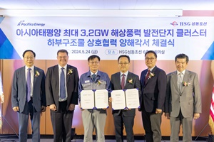 Pacifico Energy Korea and HSG Sungdong Shipbuilding Partner for Jindo offshore wind project