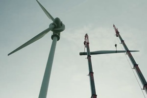 Voodin Blade Technology installs first wooden wind turbine blades on German wind farm