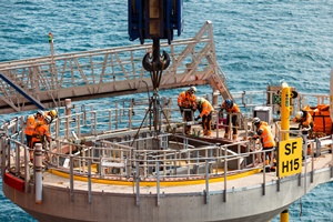 Offshore Wind Farm Sofia Construction Foundation 2025