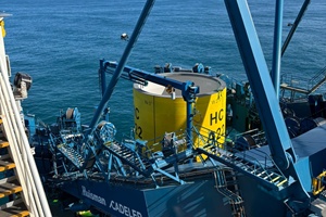 Cadeler and Ørsted complete first monopile foundation installation at Hornsea 3 offshore wind farm