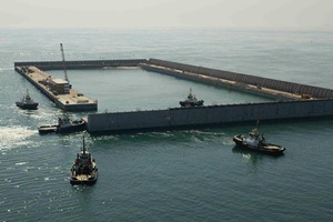 Foundation works completed for Princess Elisabeth Island
