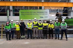 Haizea Wind Group starts monopile production for 1.4 GW Norfolk Vanguard West offshore wind farm