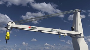 Huisman introduces 1200mt heavy lift pedestal crane