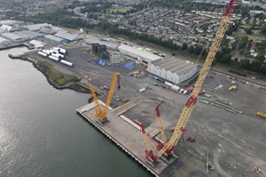 Inch Cape offshore wind farm moves into turbine component assembly at port of Dundee
