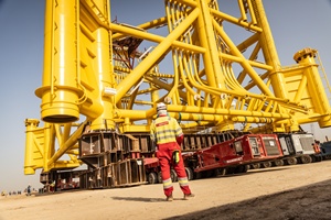 Jacket loadout for BorWin6 offshore HVDC platform completed in UAE