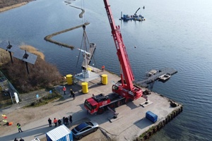 TouchWind installs floating wind turbine prototype