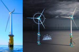 4Subsea installs IoT sensors on floating wind turbine