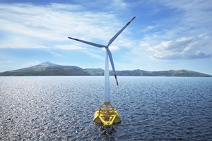 DemoSATH Pilot project for floating offshore wind Photo credit Saitec Offshore Technologies