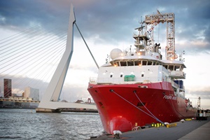 Fugro has mobilised the Fugro Scout to perform surveys and sampling on their latest site characterisation campaign for Vattenfall off the coast of Norfolk, UK