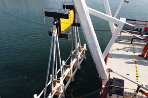 Fugro’s Geowing with three-dimensional steering capability, which located ferrous targets within the project area of interest Fugros Geowing with three dimensional steering capability which located ferrous targets within the project area of interest