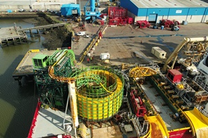 Global Offshore installs new cable carousel at the Port of Blyth UK