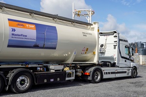 Grouting operations with MasterFlow 9800 well on its way Grouting operations with MasterFlow 9800 well on its way
