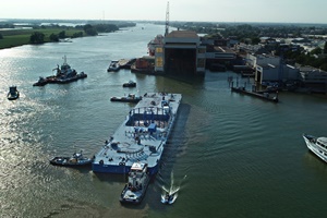 NKT is investing in a new specially designed barge built for cable transportation NKT is investing in a new specially designed barge built for cable transportation