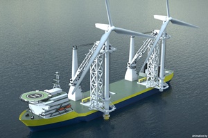 New offshore wind turbine installation concept