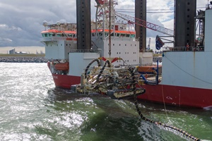 Van Oord buries cables to 55 metres depth for offshore grid connection