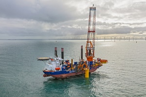 Van Oord's Aeolus installation vessel Van Oords Aeolus installation vessel