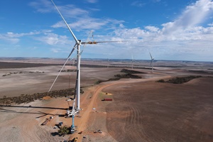 Warradarge Turbine Set up