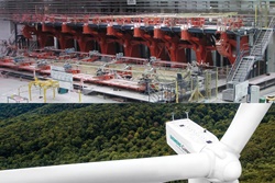 For sale Siemens Gamesa, manufacturing of blades for wind turbines and floor type milling machine in Pamplona, Spain siemens gamesa sale
