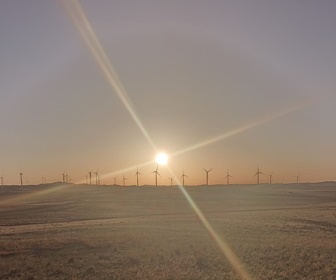 #22 GE 1.5-77 turbines installed at Campbell Hill wind farm, Glenrock, Wyoming, USA (courtesy James Caicedo)