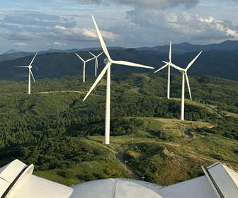 #39 Mitsubishi 2.3 MW wind turbines installed at Kaminokuni wind farm, Hokkaido island, Japan (courtesy Frank Madsen)