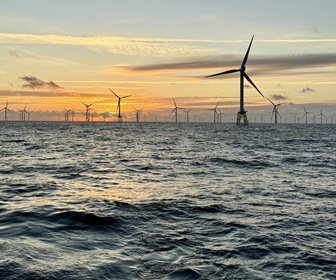 #13 Senvion 6.15 MW wind turbines installed at Nordsee Ost offshore wind farm north of Helgoland, Germany (courtesy GTI DRON)