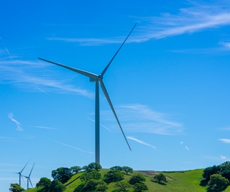 #16 Nordex N149 turbines installed at Gonzaga Ridge Wind Farm, Pacheco State Park, CA, USA (courtesy Catie McCormick Clark Bros)
