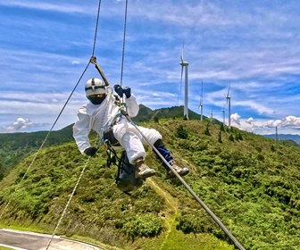 #17 Goldwind W70 wind turbine installed at Villanoco wind farm in Ecuador (courtesy Juan Cano)